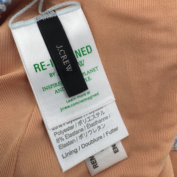 J.Crew Swimsuit Scrunchie Classic Scoopneck Floral Print One-piece Swimsuit 10 - Picture 8 of 11